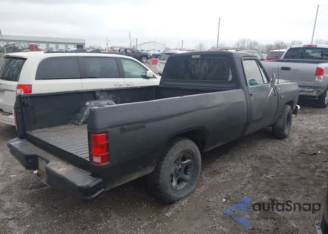 1985 Dodge D-Series D100/D150 z USA, uszkodzony, nr VIN 1B7FD14T1FS571678